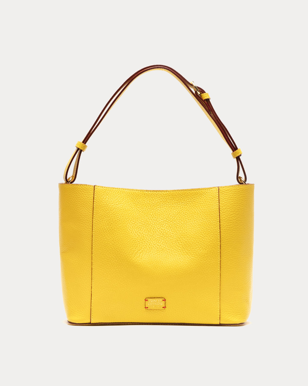 June Hobo - Tumbled Leather Canary – Frances Valentine