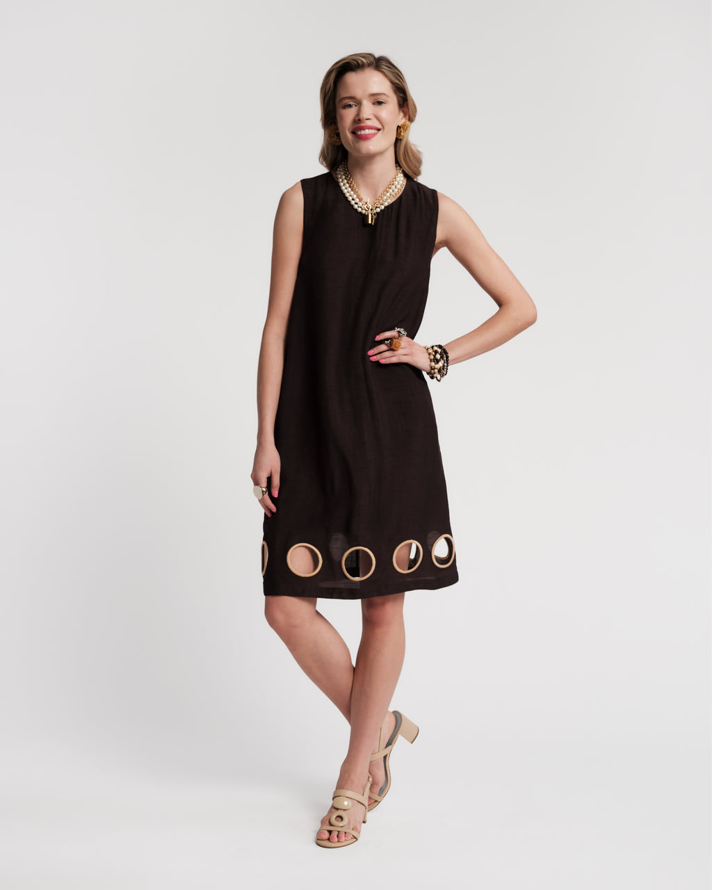 Frances Valentine Women's Lily Cut Out Mini Dress - Black