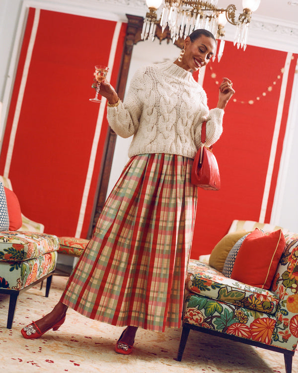 Ball Skirt - FV Plaid Skirts Frances Valentine