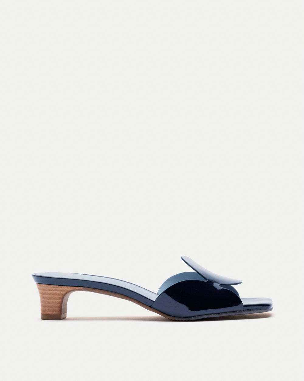 Sandy Circle Slide - Navy - Frances Valentine
