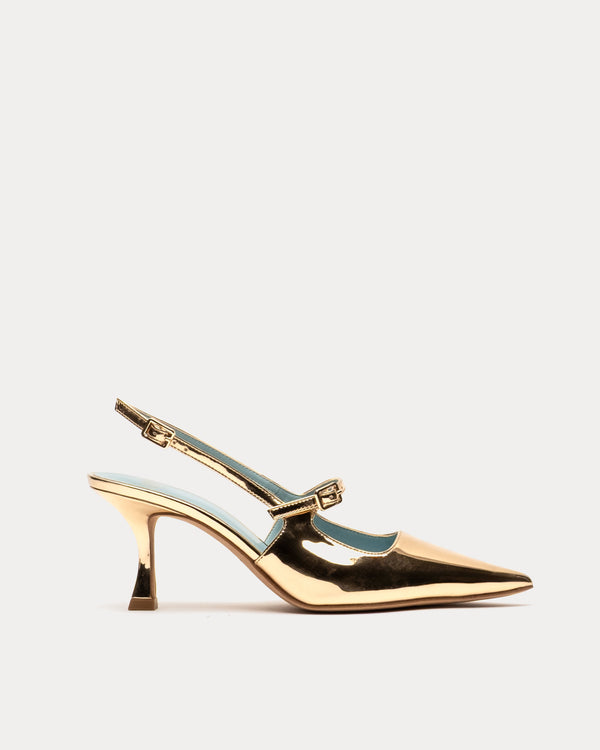 Vivi Pump - Gold - Frances Valentine