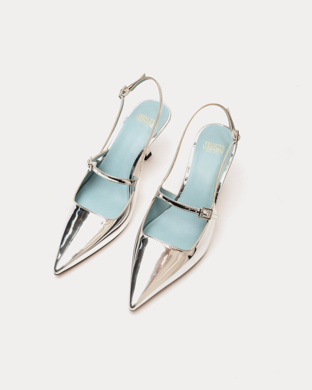 Vivi Pump - Silver - Frances Valentine