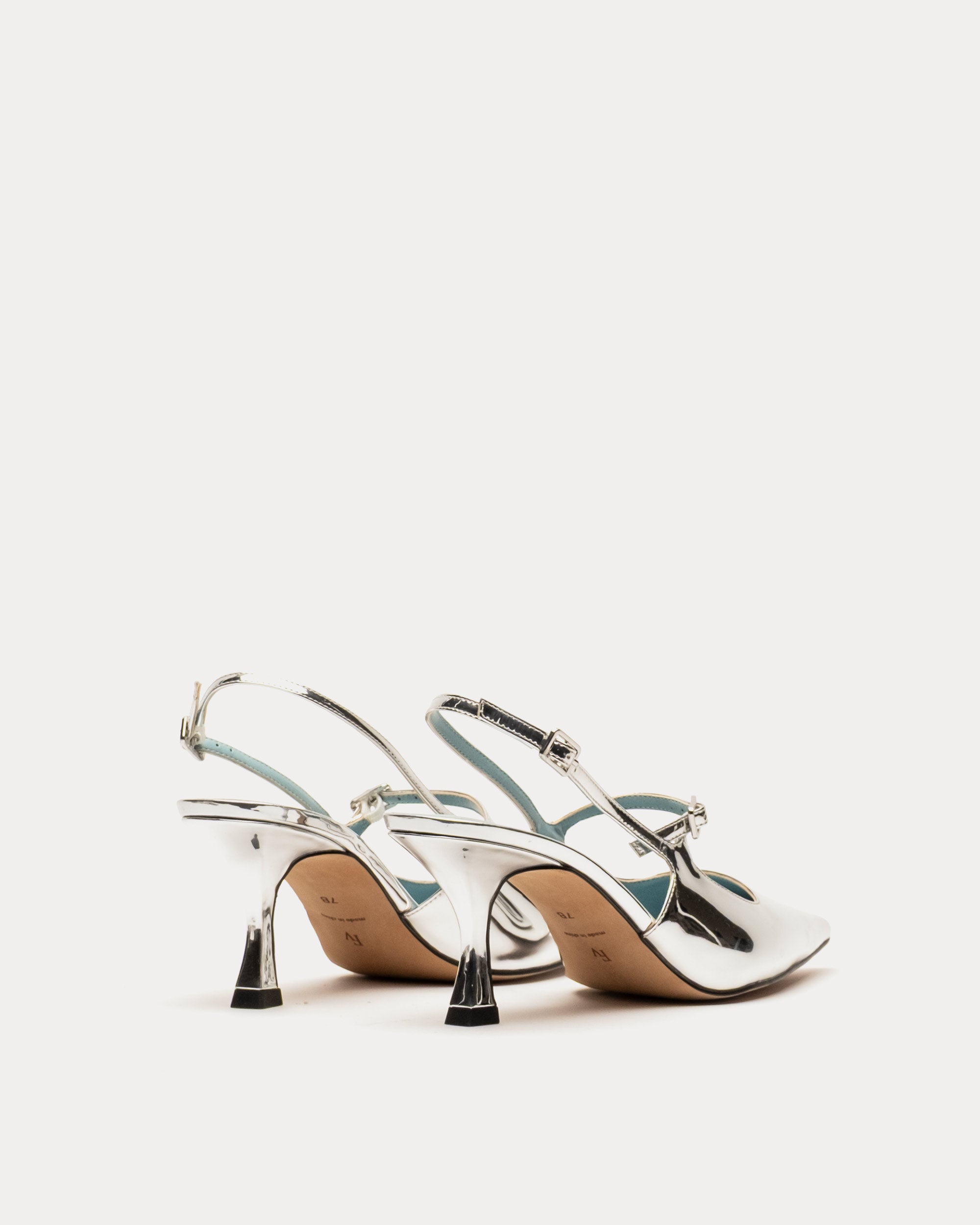 Vivi Pump - Silver – Frances Valentine