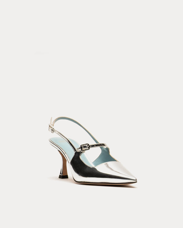 Vivi Pump - Silver Heels Frances Valentine