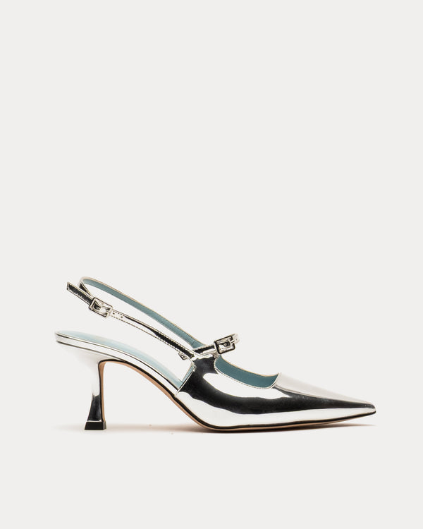 Vivi Pump - Silver - Frances Valentine