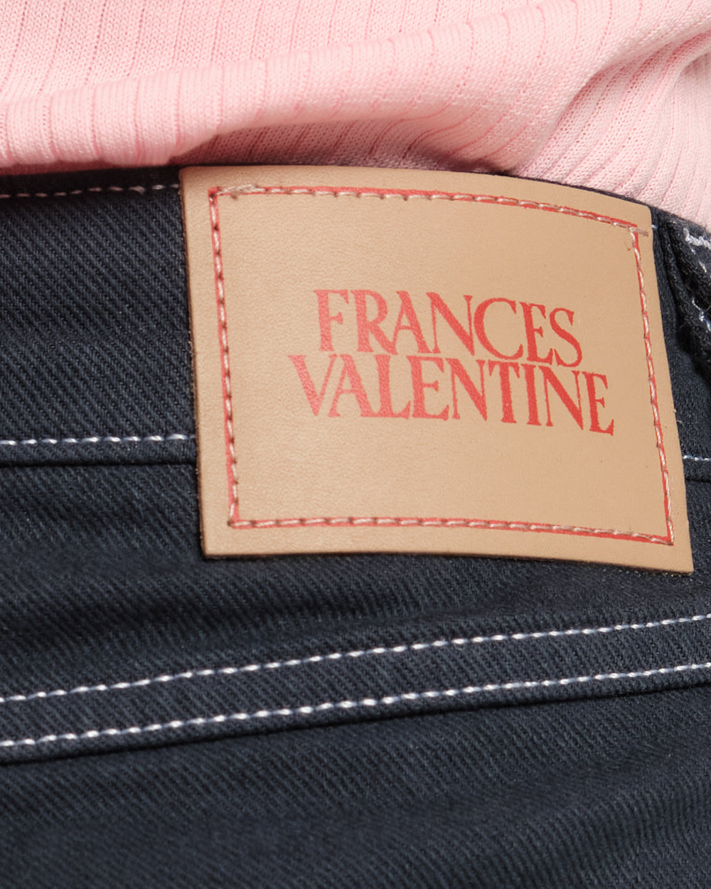 Ace Jean Solid Denim Cotton Indigo Frances Valentine