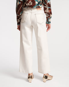 Ace Jean Stretch Denim White - Frances Valentine