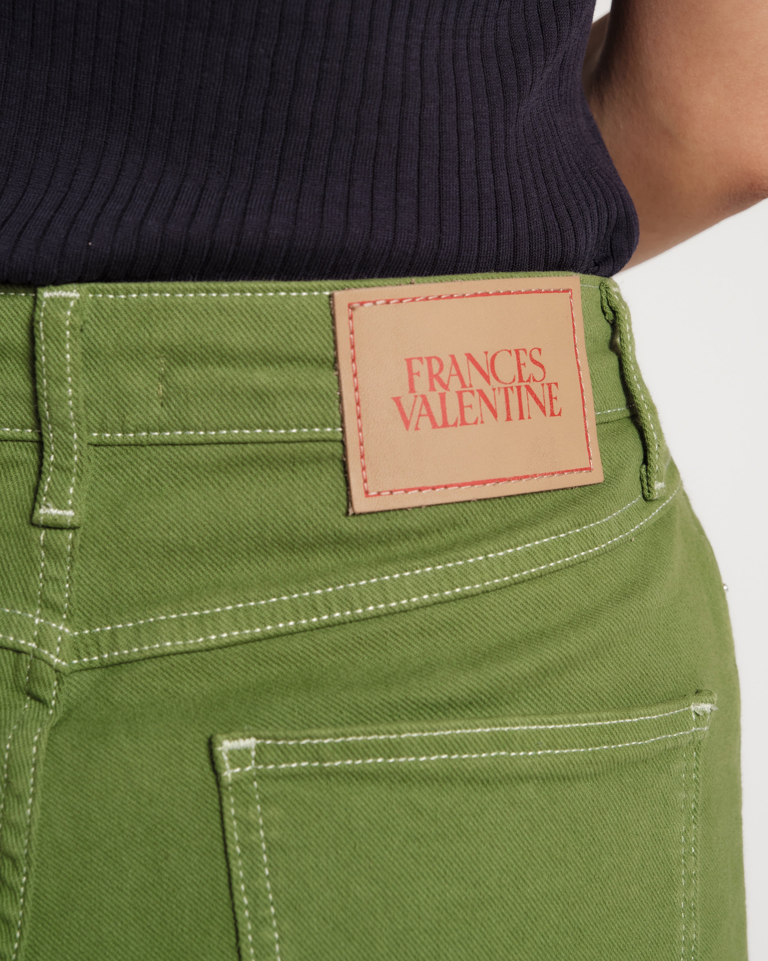 Ace Jean Stretch Denim - Treetop – Frances Valentine