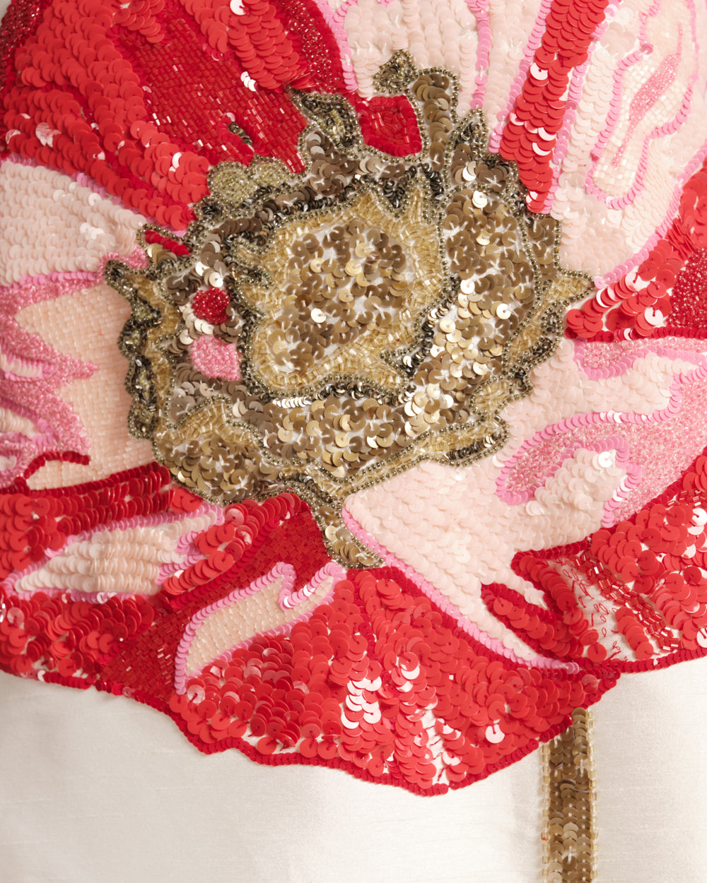 Alice Shift Dress - Paradise Poppy Oyster - Frances Valentine
