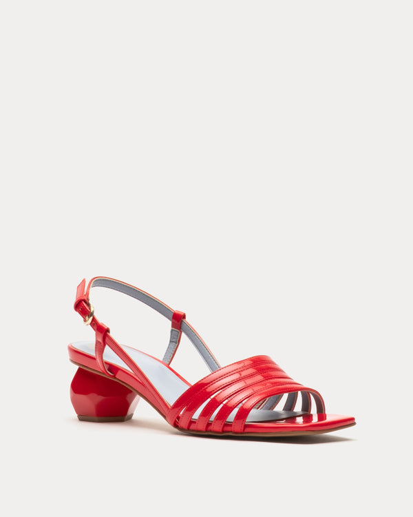 Ally Heel Vegan Mirror Vegan Mirror Red Frances Valentine