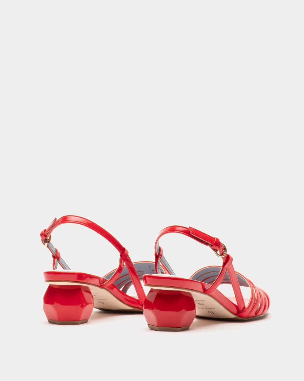 Ally Heel Vegan Mirror Vegan Mirror Red Frances Valentine