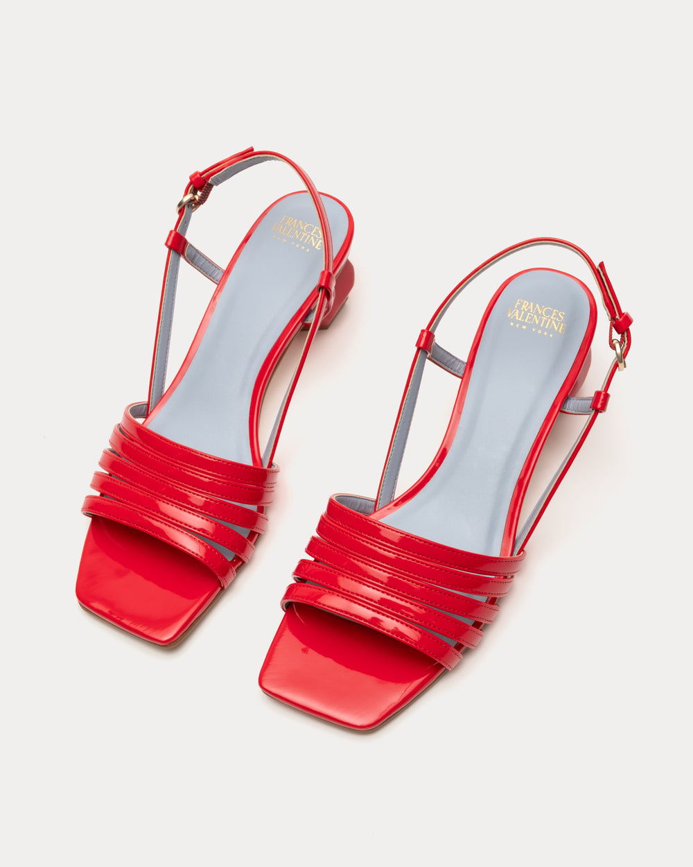 Ally Heel Vegan Mirror Vegan Mirror Red Frances Valentine