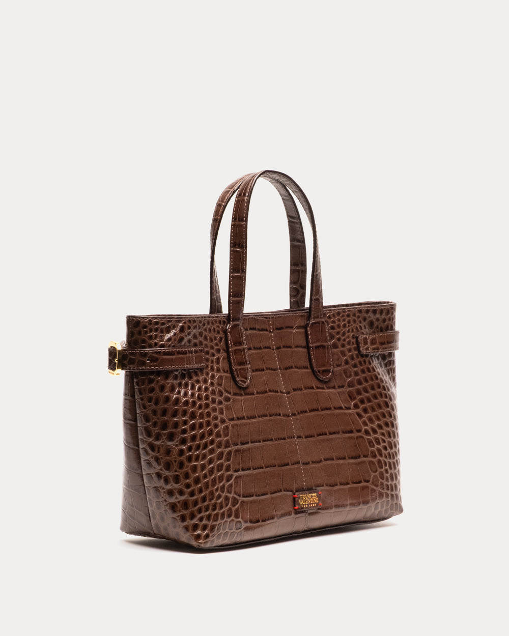 Amalie Tote - Croc Emboss Chocolate