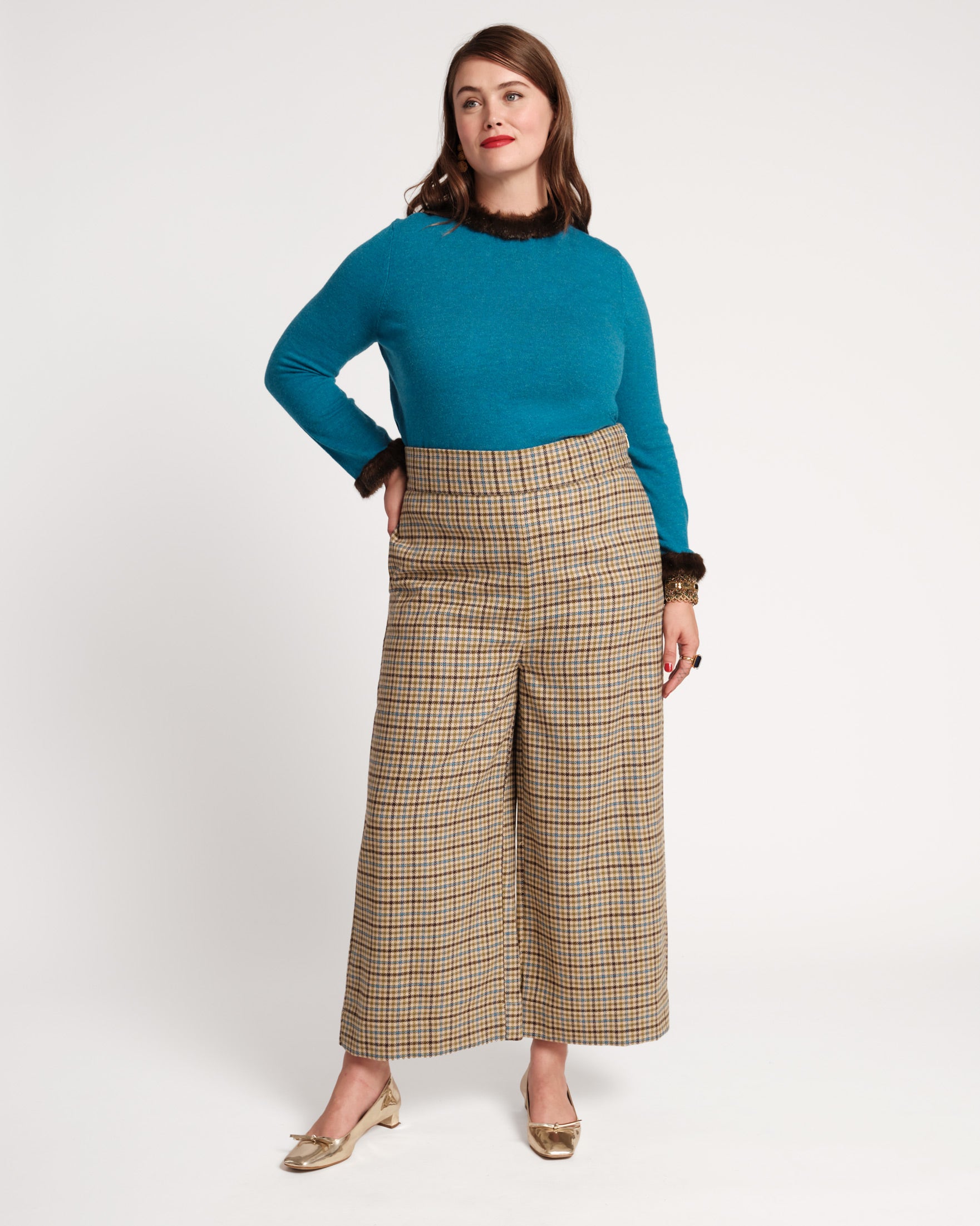 Bryant Wool Pant Baby Houndstooth