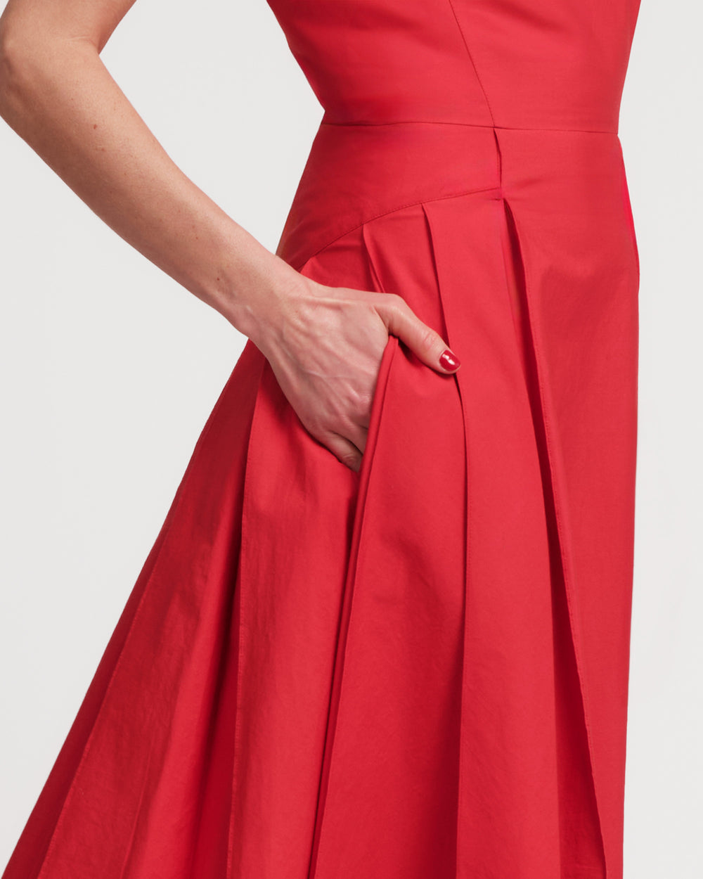 Monique Dress - Red - Frances Valentine
