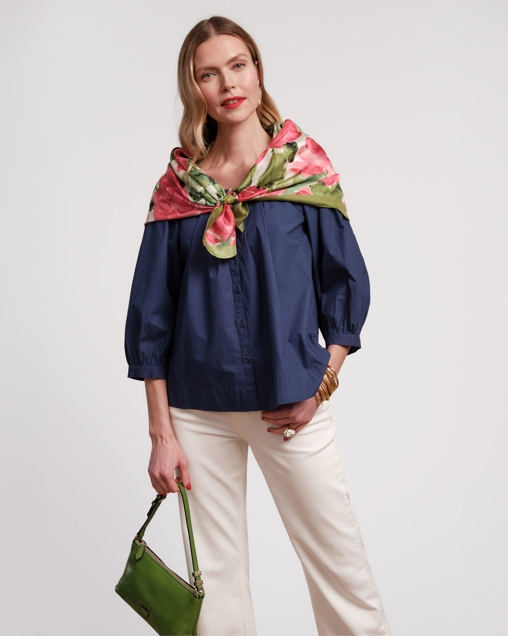 Zoe Top - Navy Tops Frances Valentine