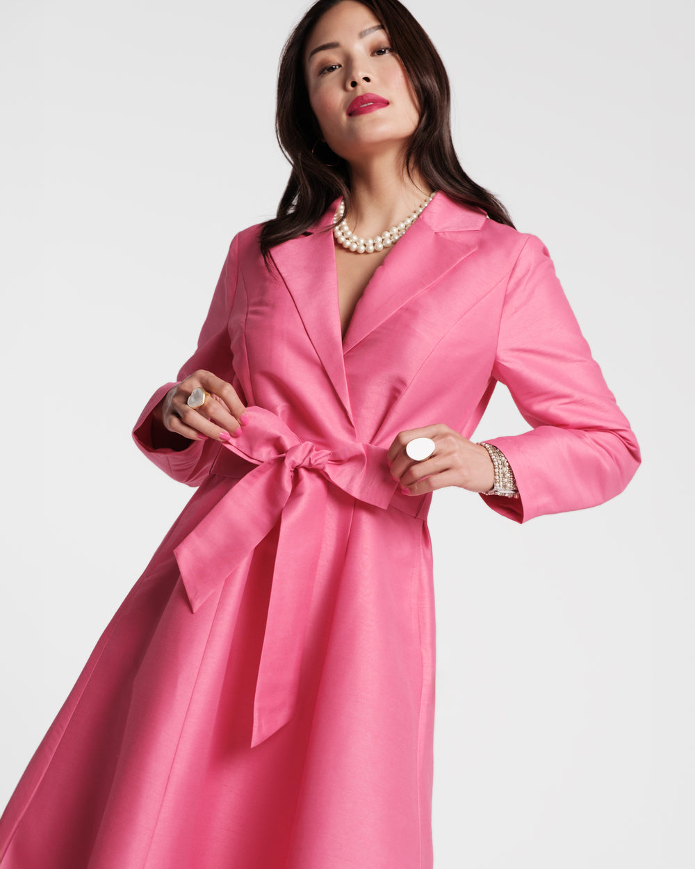 Lucille Wrap Dress - Pink