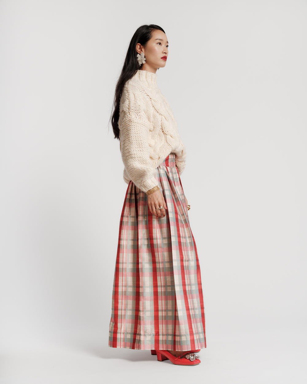 Ball Skirt - FV Plaid Skirts Frances Valentine