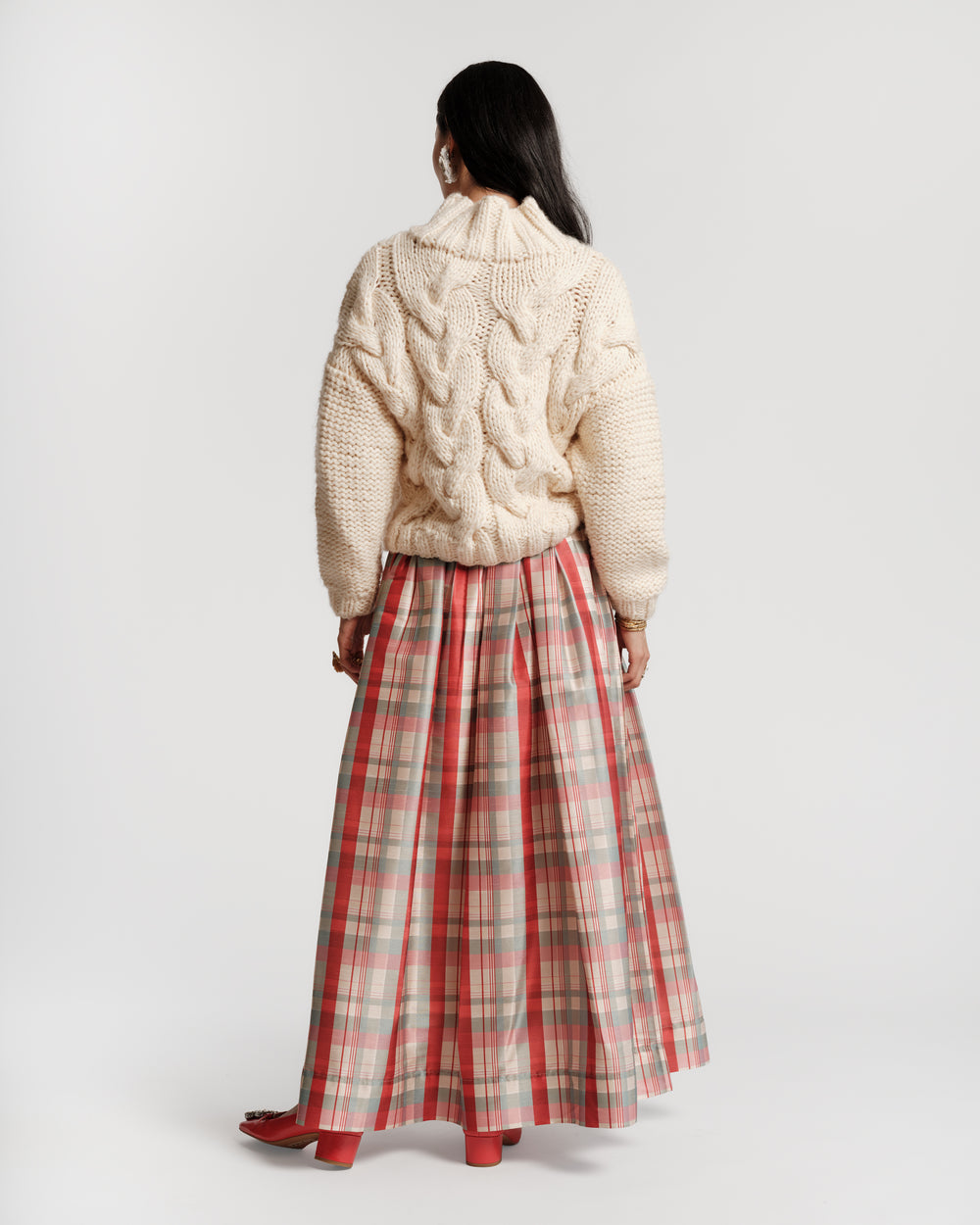 Ball Skirt - FV Plaid Skirts Frances Valentine