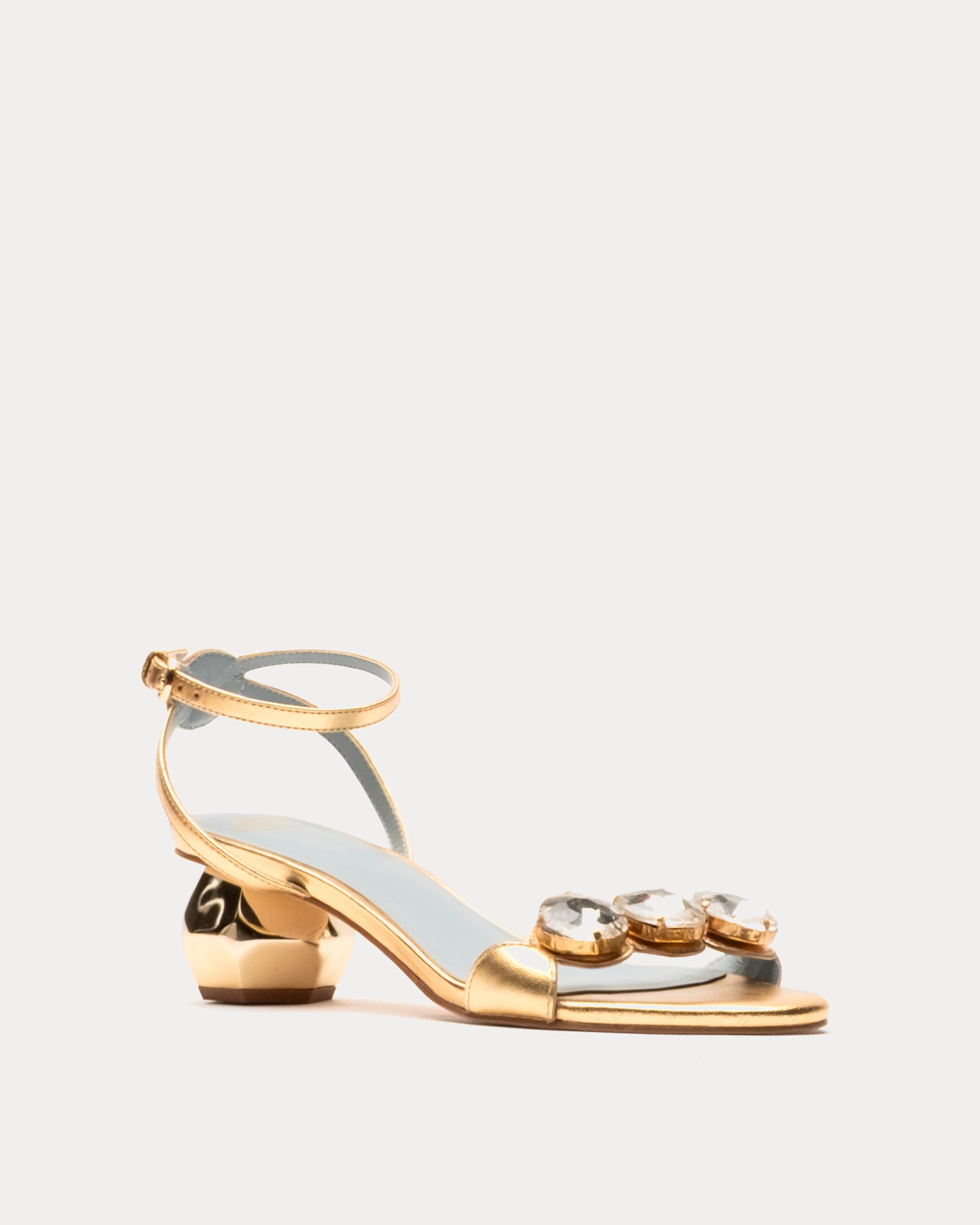 Beatrix Heel - Platino – Frances Valentine