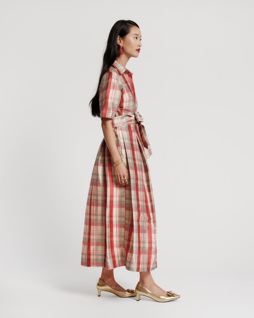 Bella Maxi Dress - FV Plaid Dresses Frances Valentine