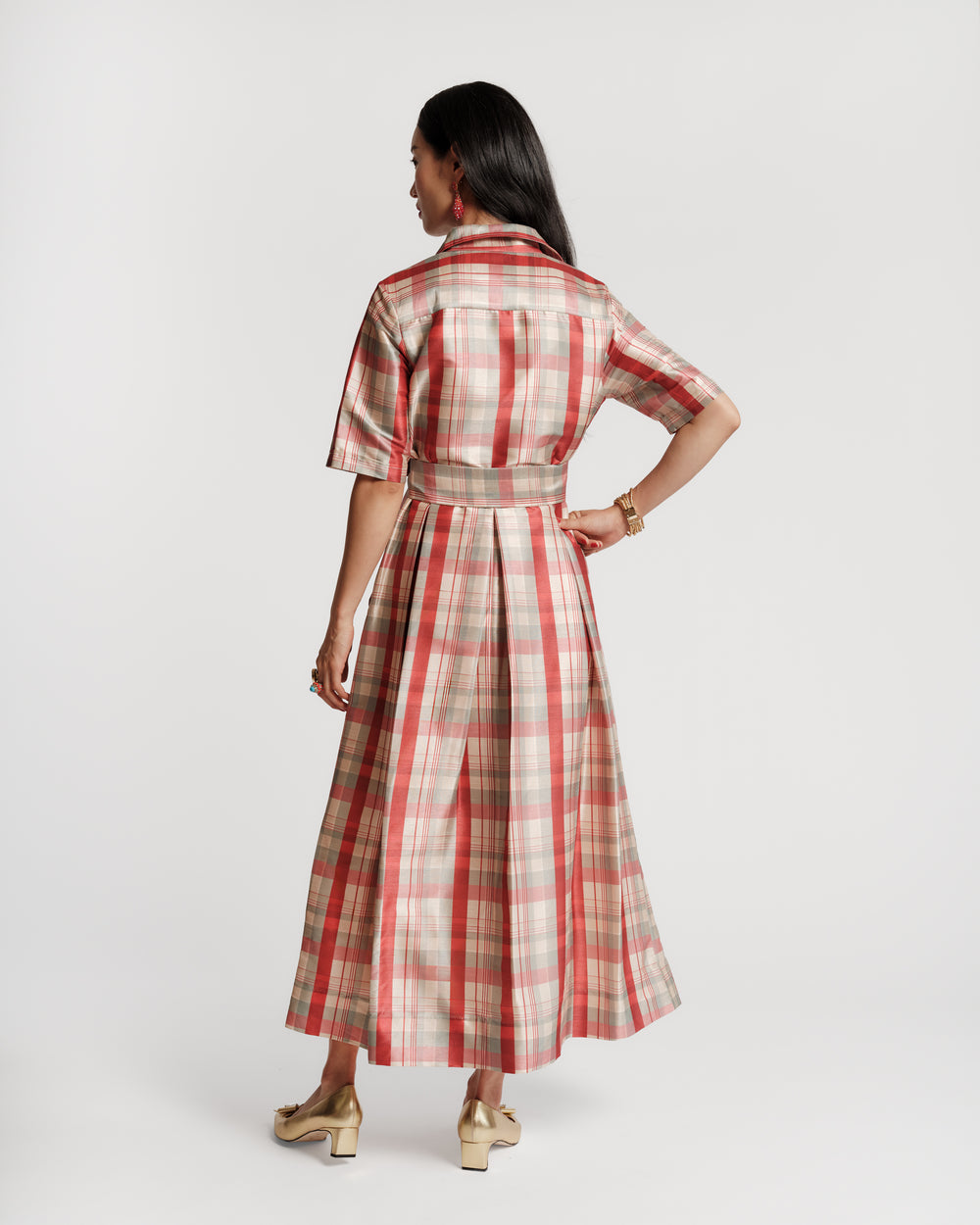 Bella Maxi Dress - FV Plaid Dresses Frances Valentine