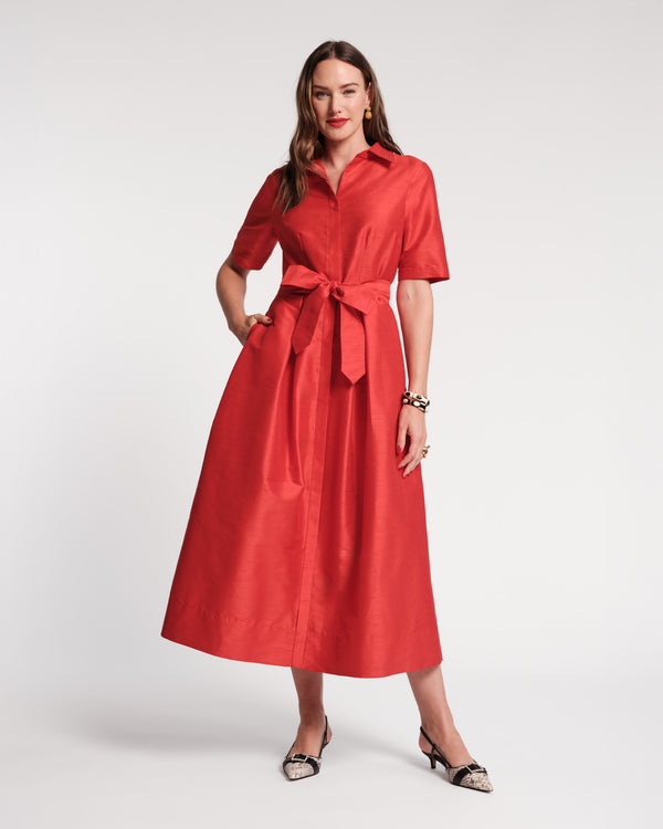 Bella Maxi Dress - Red