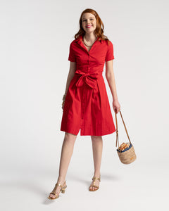 Bella Dress Red - Frances Valentine