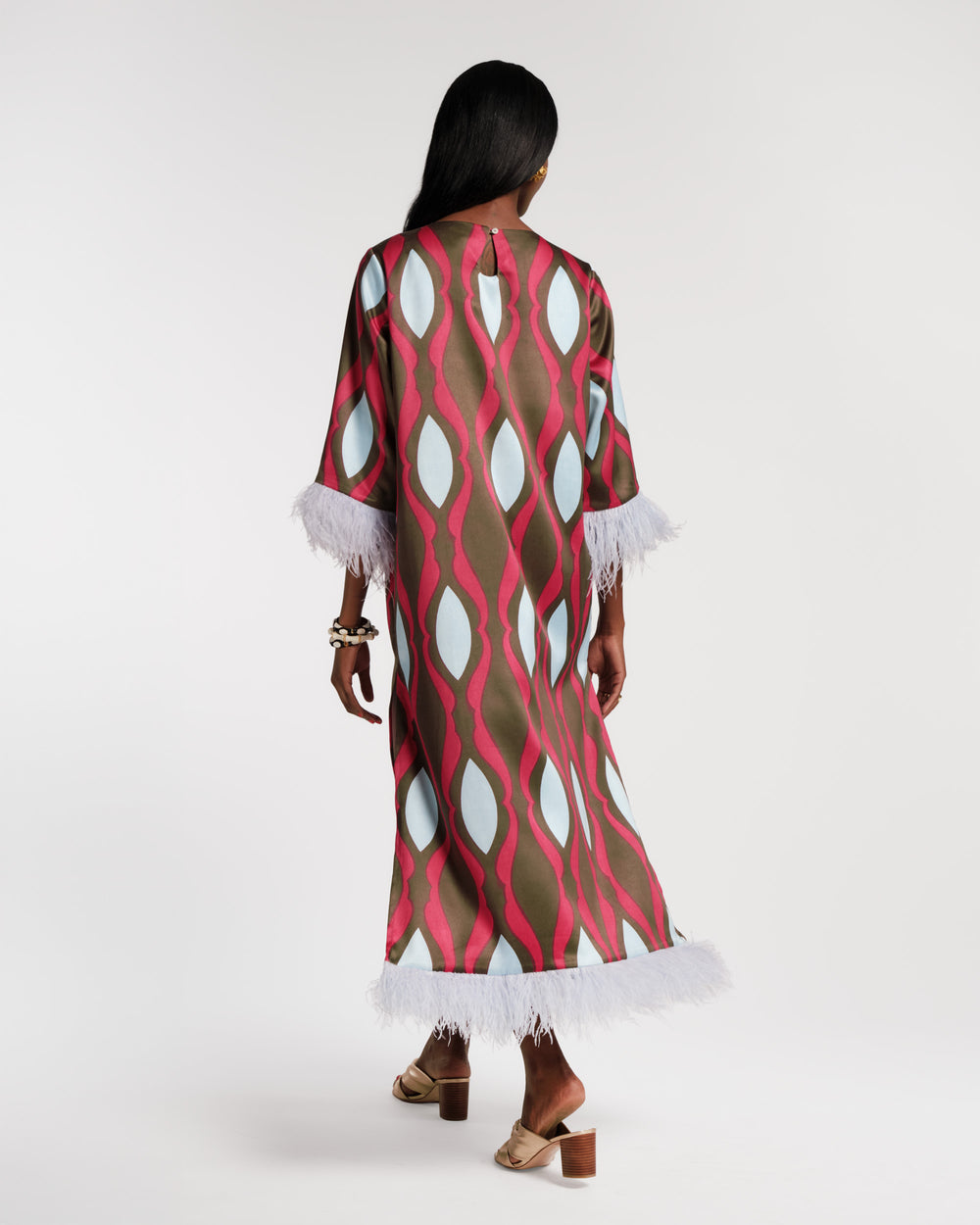 Belle Maxi Dress - Lava Geo - Frances Valentine