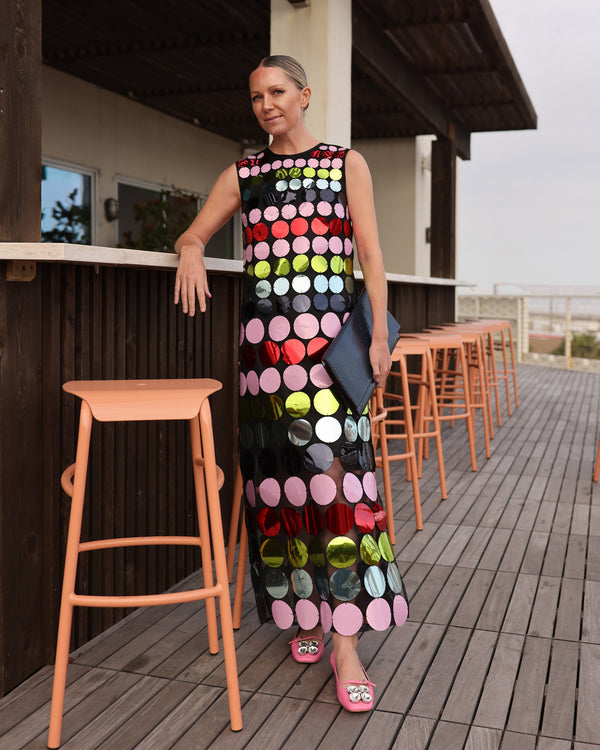 Sequin Maxi Dress - Multi Dresses Frances Valentine