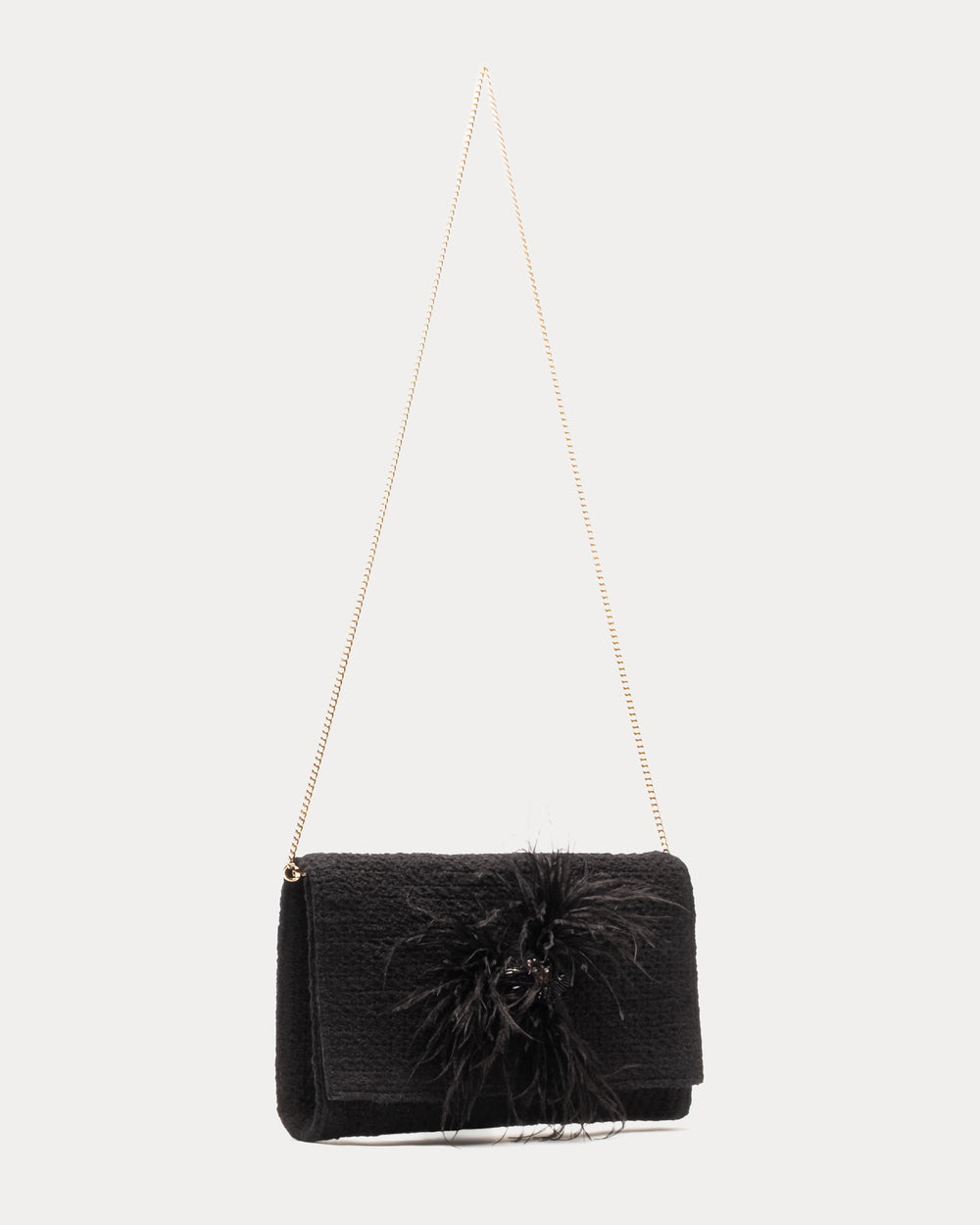 Betta Clutch Fish - Boucle Black Clutch Frances Valentine