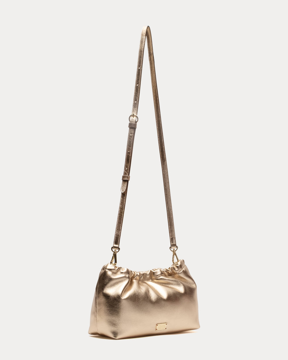 Bici Bag - Nappa Lambskin Leather Platino Evening Bag Frances Valentine