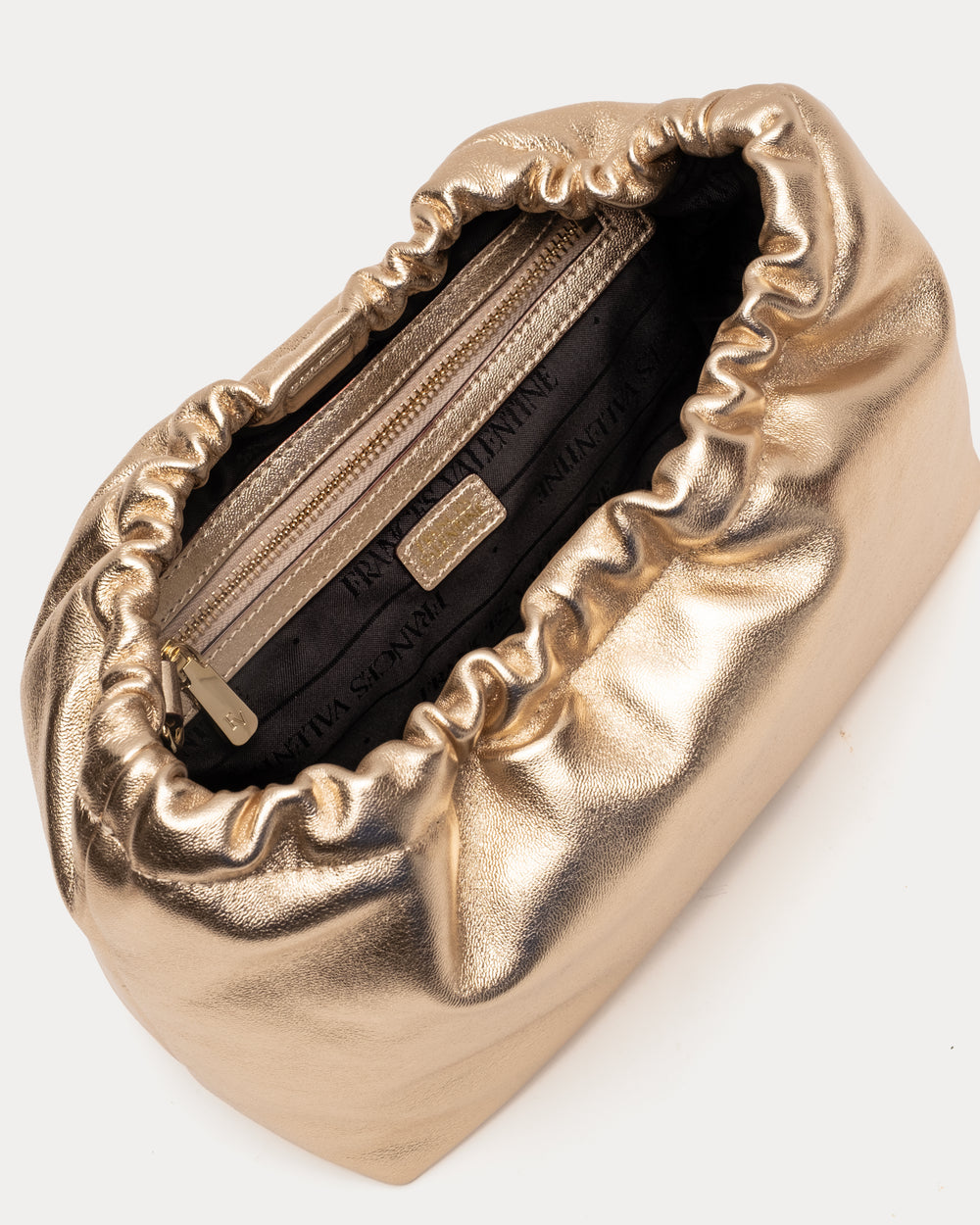 Bici Bag - Nappa Lambskin Leather Platino Evening Bag Frances Valentine