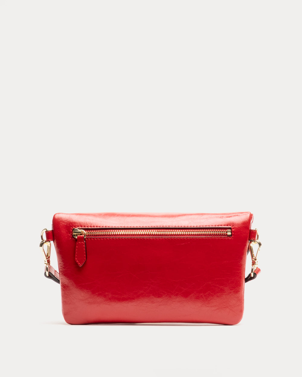 Billie Sling Bag - Crinkled Leather Red - Frances Valentine
