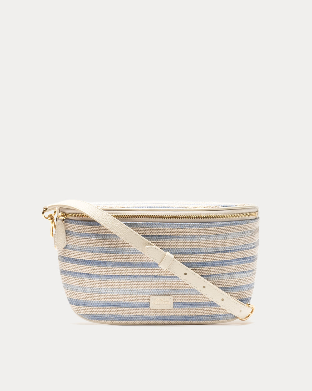 Billie Sling Raffia Stripe Raffia Blue/Multi OS Frances Valentine