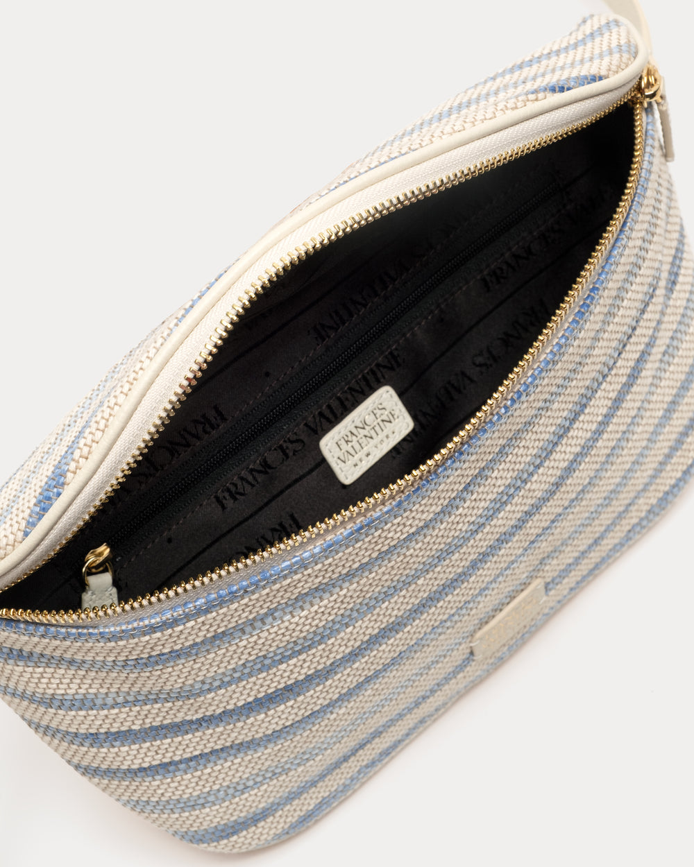 Billie Sling Raffia Stripe Raffia Blue/Multi OS Frances Valentine