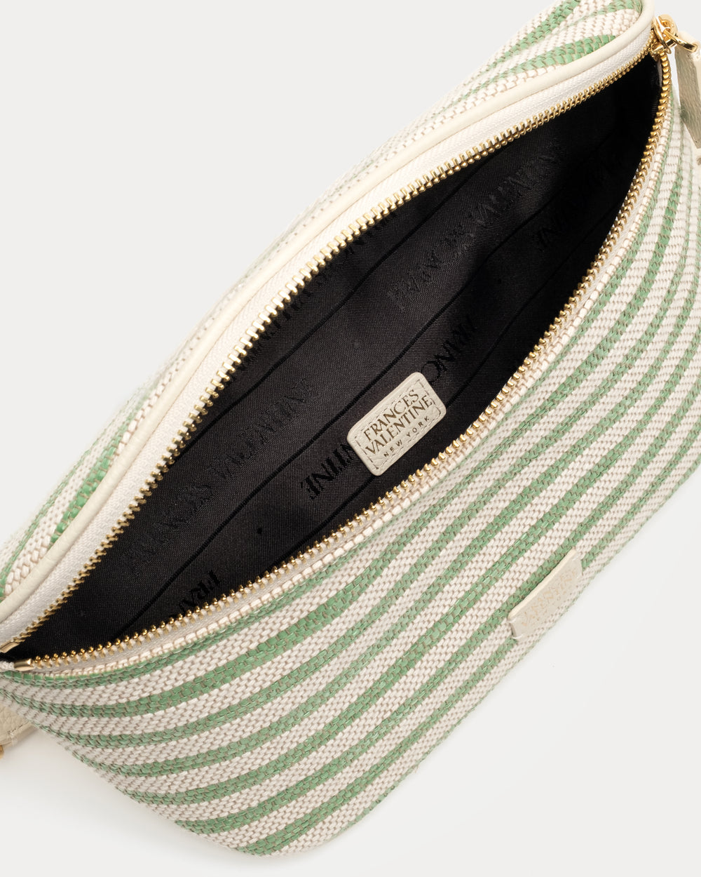 Billie Sling Raffia Stripe Raffia Green/Multi OS Frances Valentine