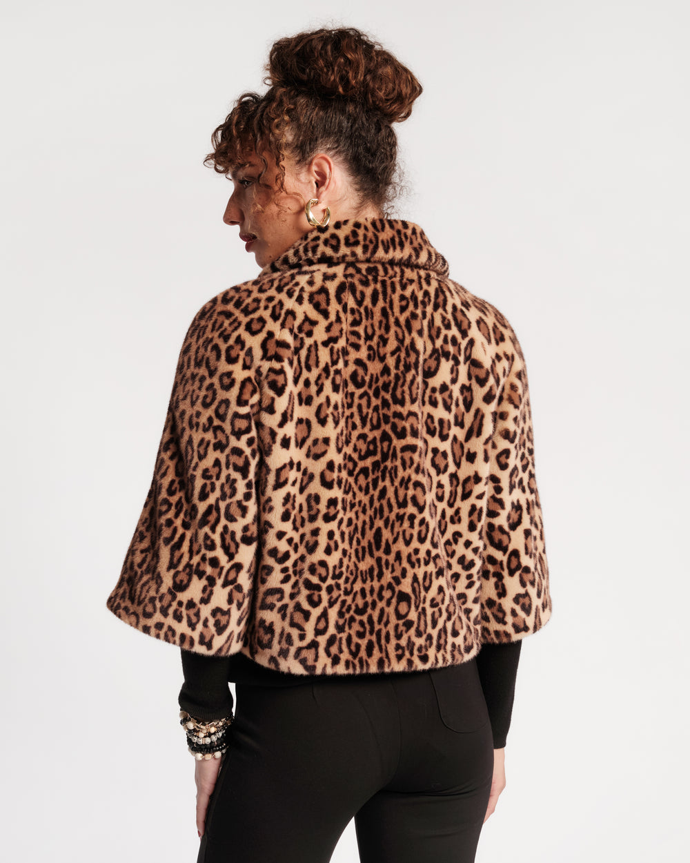 Blaine Faux Fur Jacket - Leopard Coats & Jackets Frances Valentine