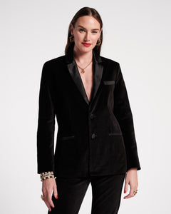 Velvet Tuxedo Jacket - Frances Valentine