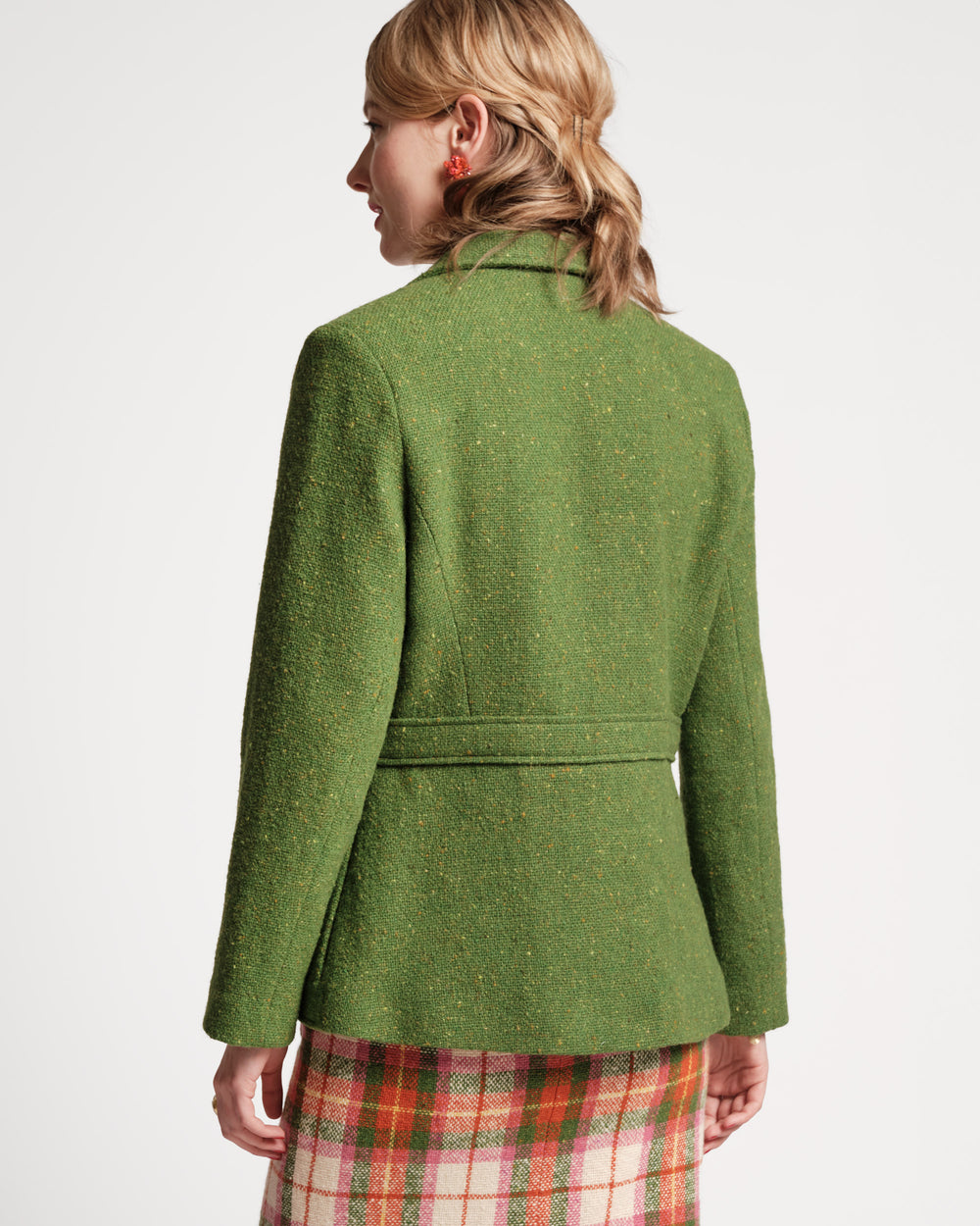 Bobby Wool Blazer - Green Blazer Frances Valentine
