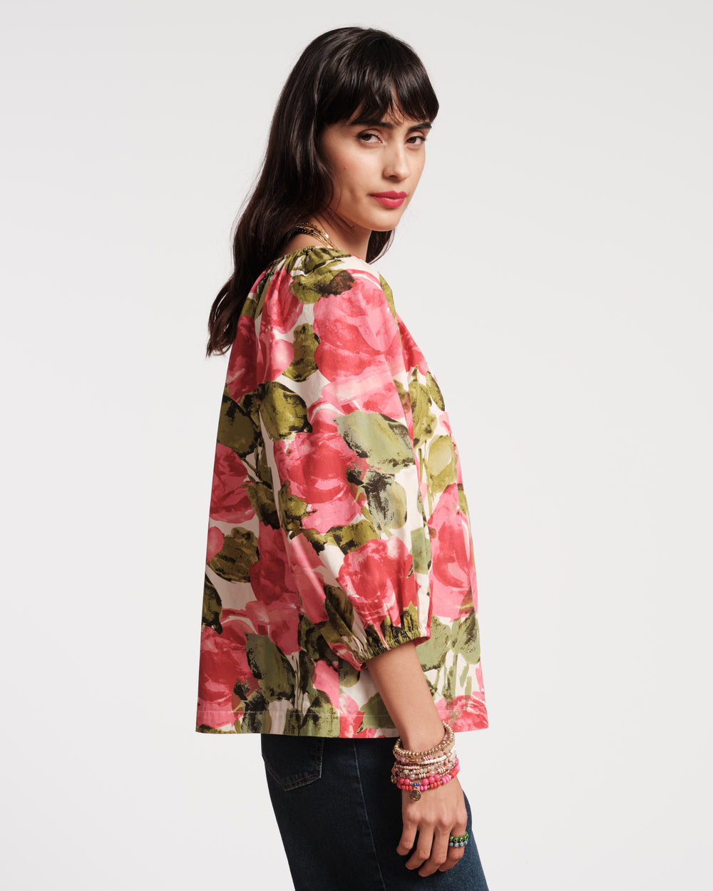 Bliss Top - Pretty Peonies
