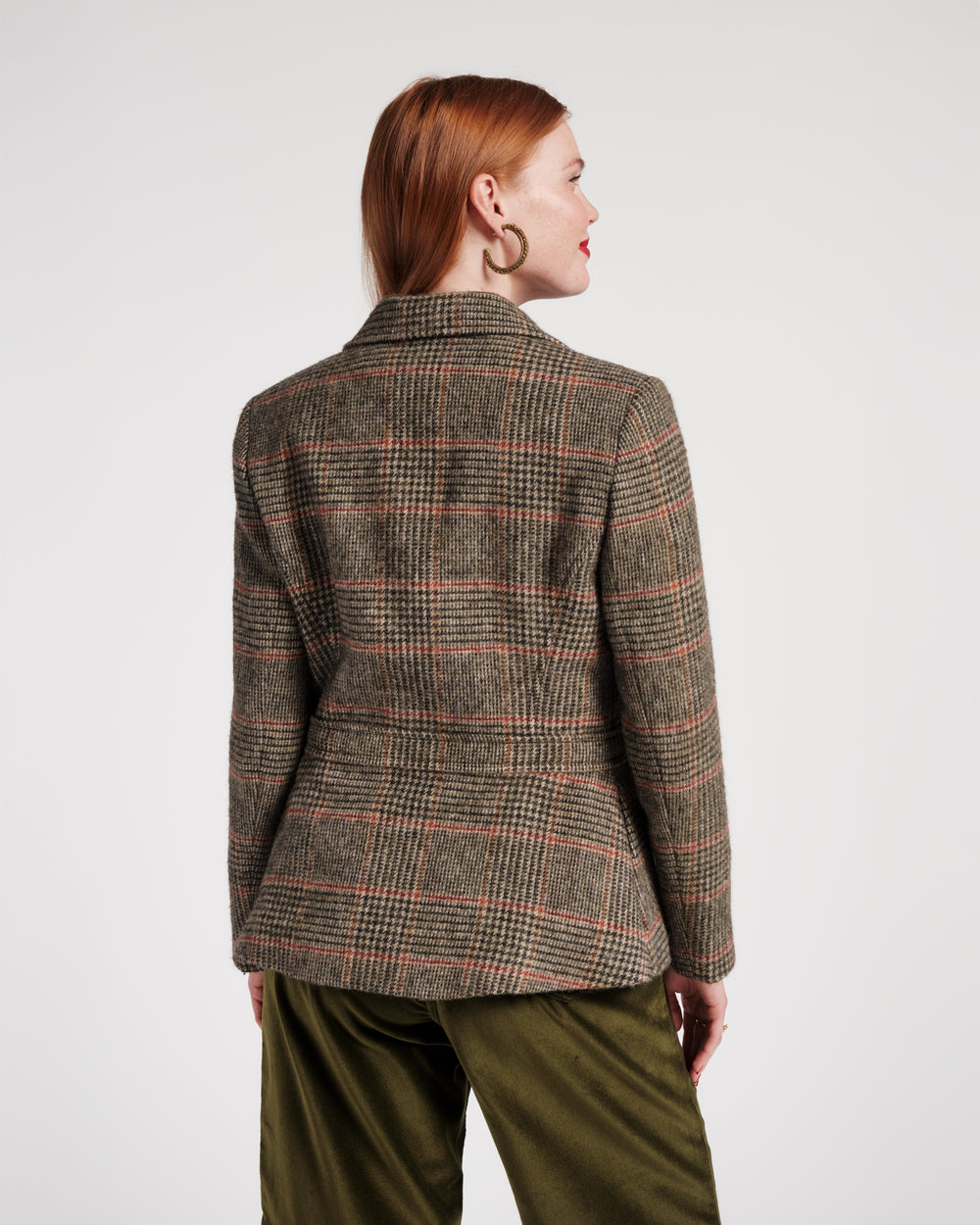 Bobby Blazer - Newbury Plaid Wool - Frances Valentine