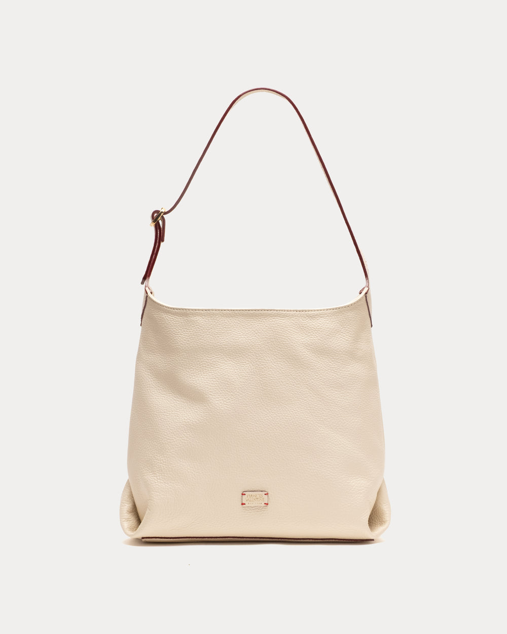 Brynn Hobo - Tumbled Leather Oyster Shoulder Bag Frances Valentine