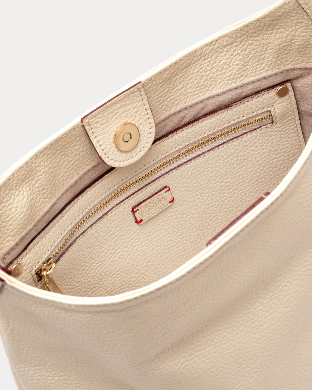 Brynn Hobo - Tumbled Leather Oyster Shoulder Bag Frances Valentine