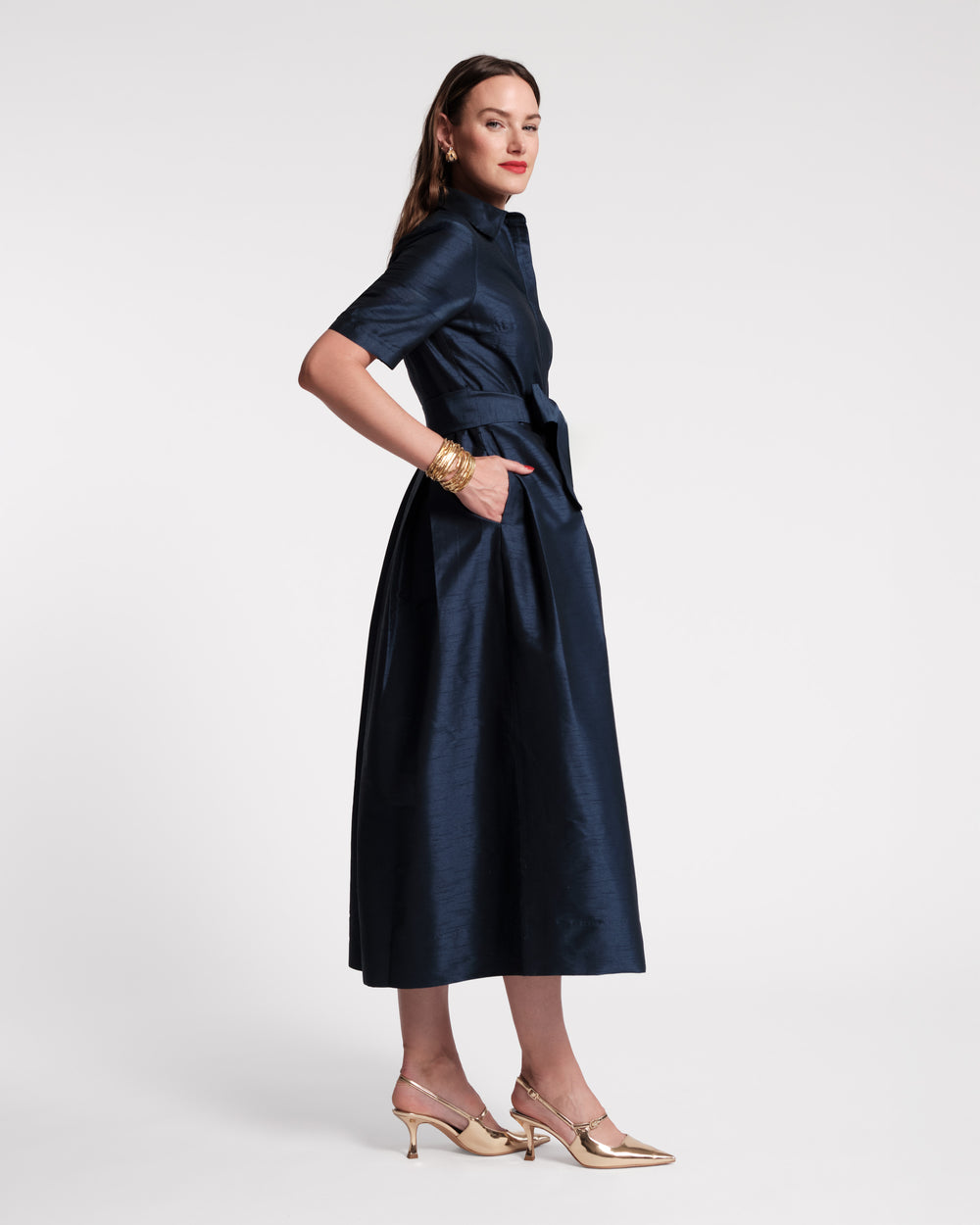 Bella Maxi Dress - Navy