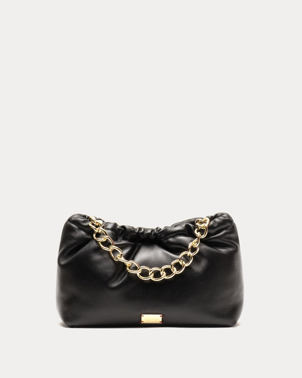 Bici Bag - Nappa Lambskin Leather Black Evening Bag Frances Valentine