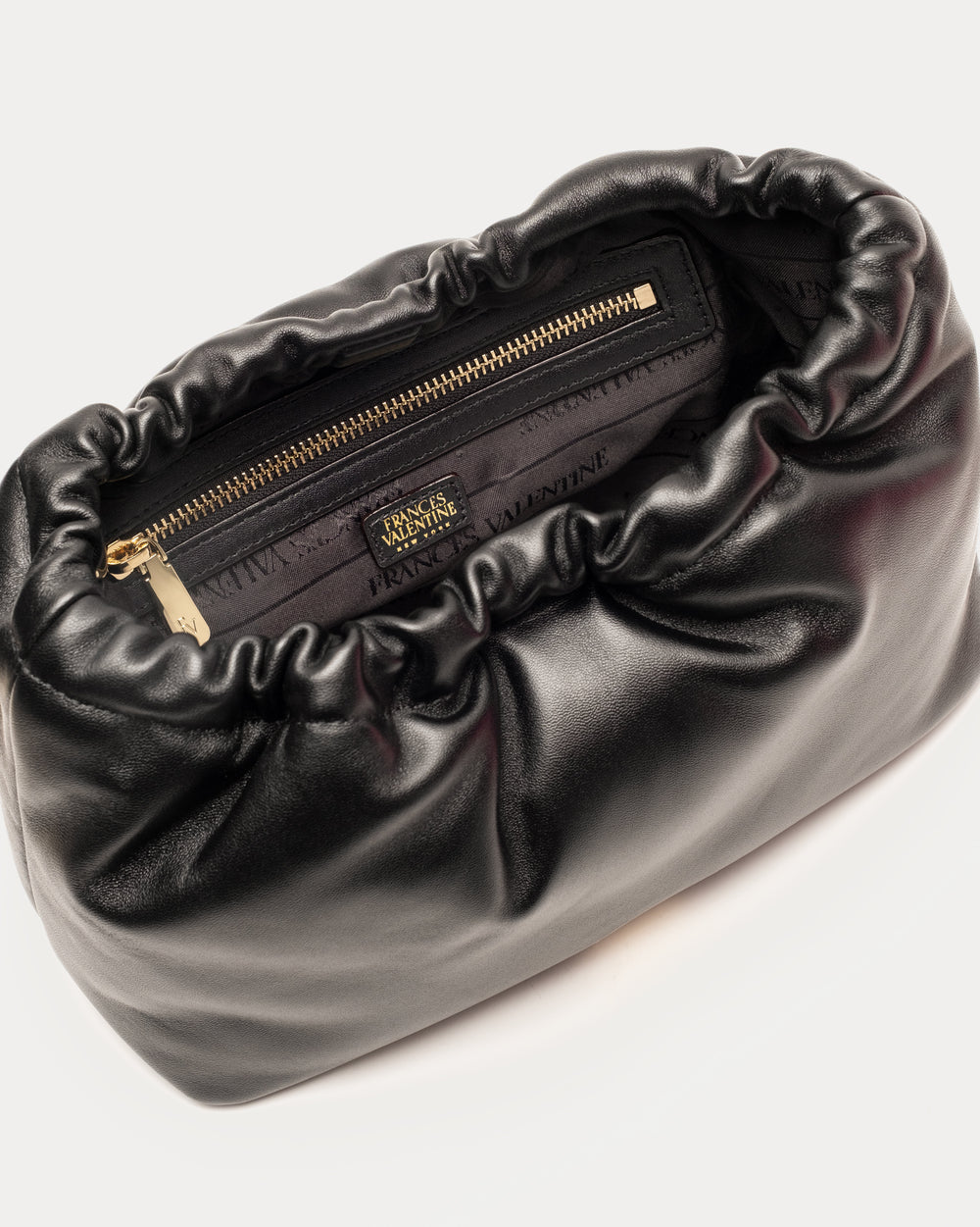 Bici Bag - Nappa Lambskin Leather Black Evening Bag Frances Valentine
