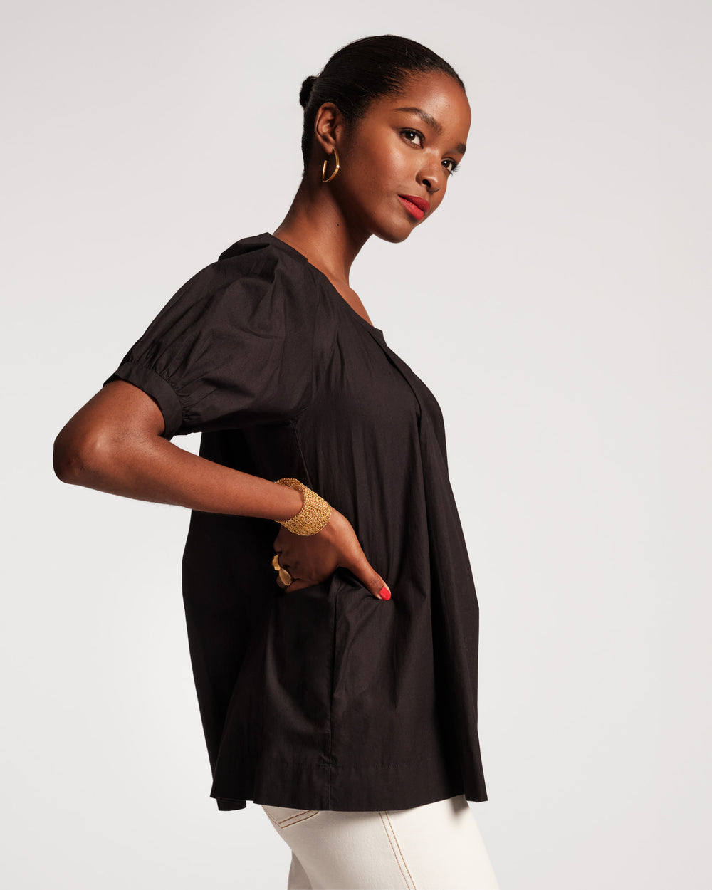 Zonda Top - Black - Frances Valentine