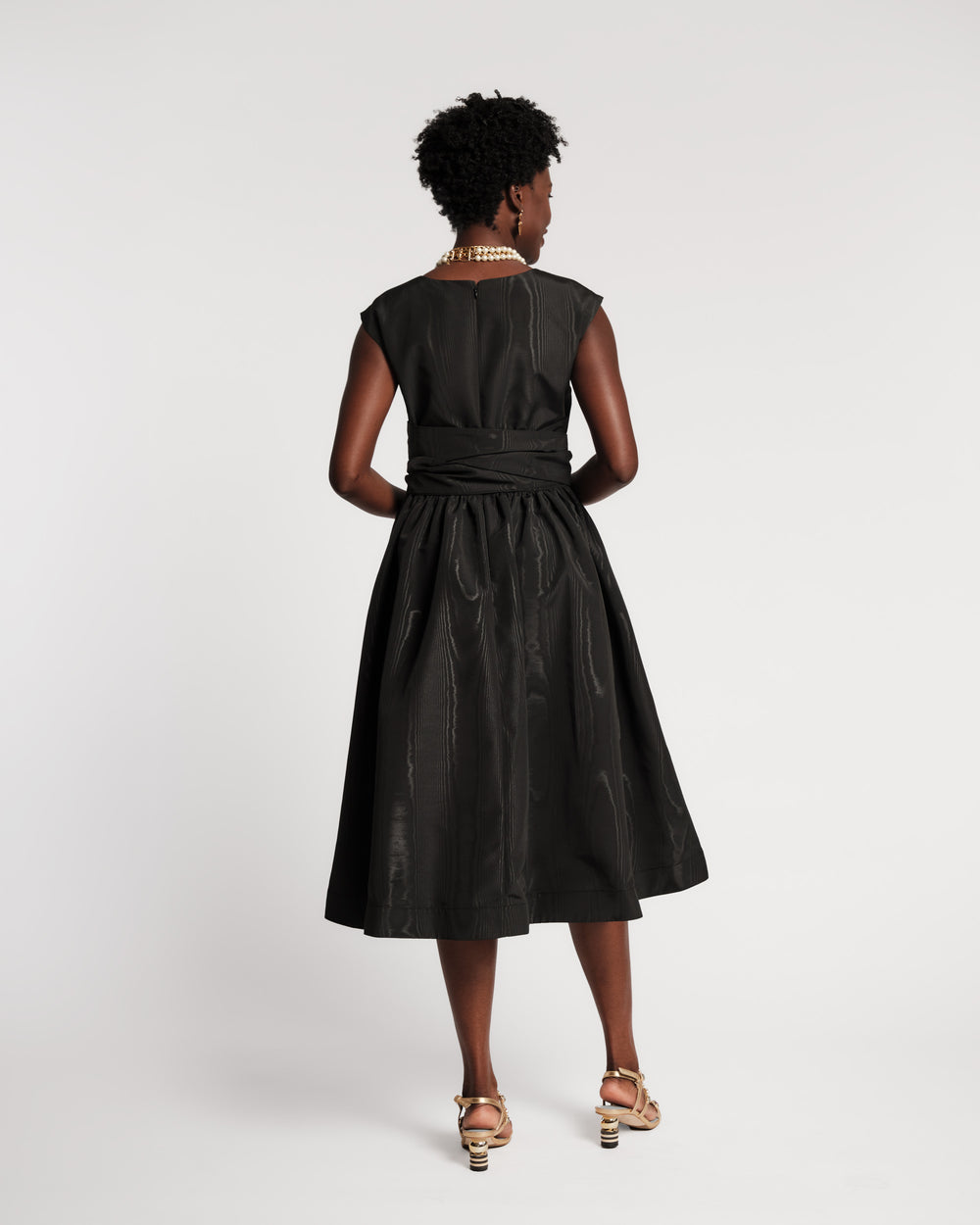 Bow Dress - Black Moire XL Bow Dress - Black Moire XL