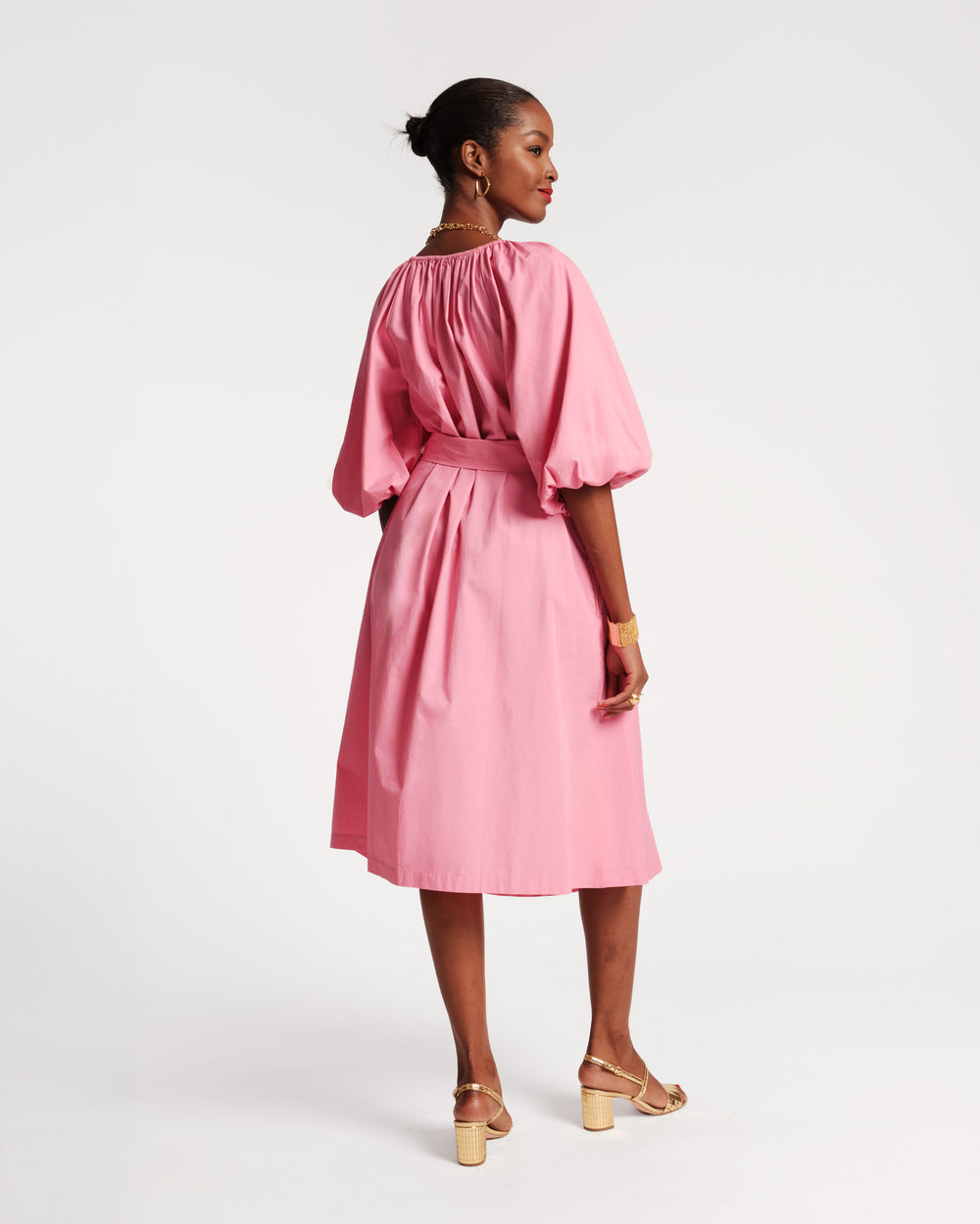 Bliss Midi Dress - Pink - Frances Valentine
